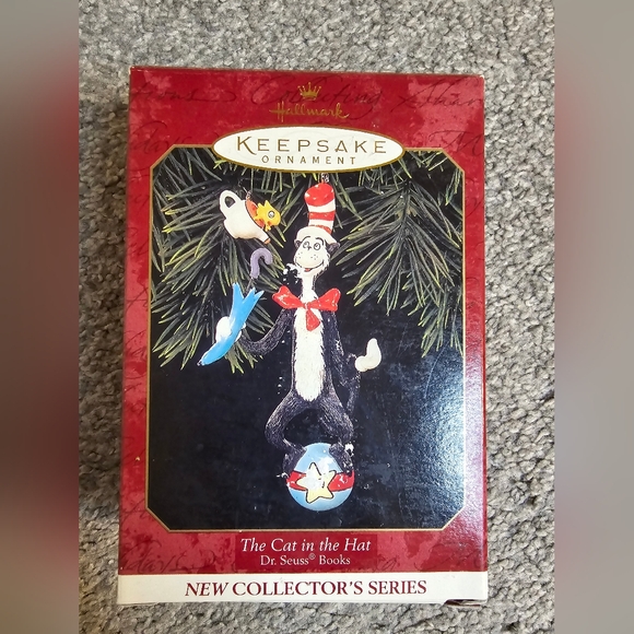 Hallmark Dr Seuss The Cat In The Hat Christmas Ornament - Picture 1 of 2